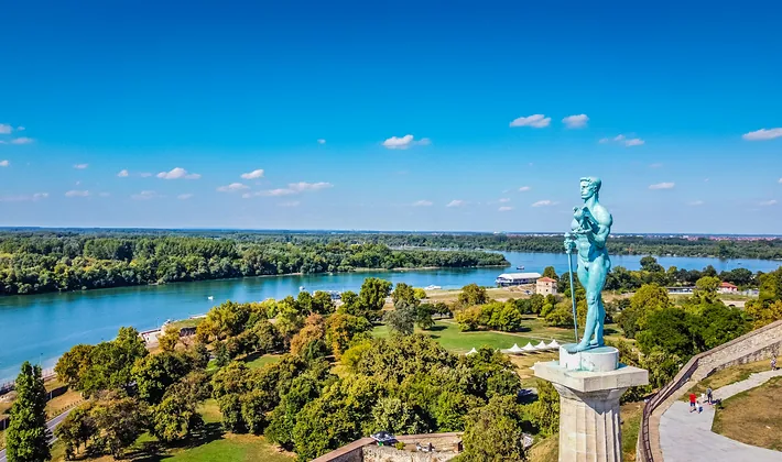 Kalemegdanas ir Savos bei Dunojaus santaka