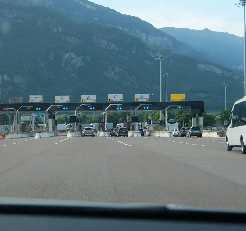 Rinkliavos vartai Italijos A22 autostradoje ties Roveretu